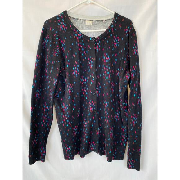 A New Day bokeh effect multicolor cardigan sweater XL extra large GUC - Picture 5 of 7